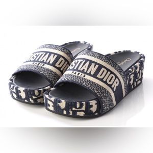 Dior Oblique D-Way Platform Sandal